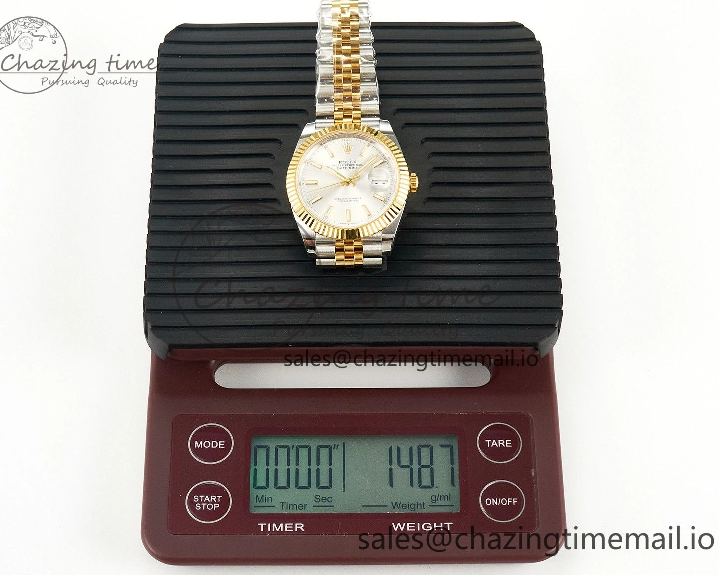 0106 DateJust 41 SS YG ARF 1:1 Best Edition 904L Steel Silver Stick Dial on Jubilee Bracelet SH3235 (Gain Weight) SoftTouch 1227